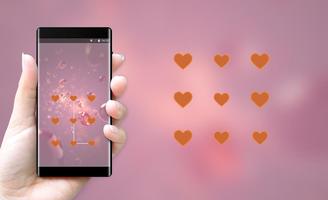 Lock theme for cute pink softy jio phone design Ekran Görüntüsü 2