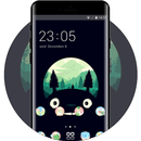 APK Cute theme totoro art illust simple dark