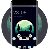 آیکون‌ Cute theme totoro art illust simple dark