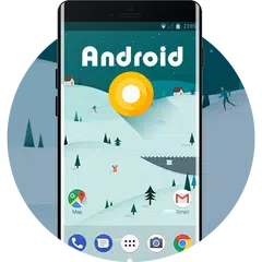 Theme for Android O Wallpaper & Icons HD APK Herunterladen