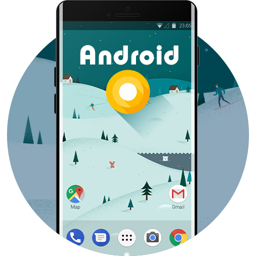 Theme for Android O Wallpaper & Icons HD