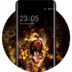 Fire Roaring Lion Theme: Burning Animated HD