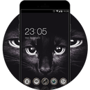Black Cat Cool Evil Theme: Live Wallpaper APK