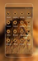 Animal Theme: Lion HD Live Wallpaper for Huawei ảnh chụp màn hình 1