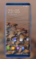 Theme for OPPO realme 2 sand beach wallpaper Affiche