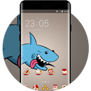 Animal theme shark art cartoon wallpaper APK