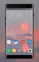 Theme for galaxy s9 plus anime nature poster