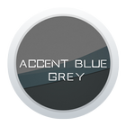 Accent Blue Grey Theme icono