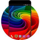 Color Neon Abstract Theme: Free Wallpaper HD-APK