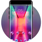 abstract colorful  light theme icono