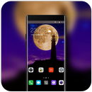 Theme for abstract lighthouse planet wallpaper APK