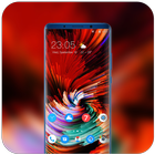 Theme for Mi 8 SE abstract colorful rotate ios12 图标