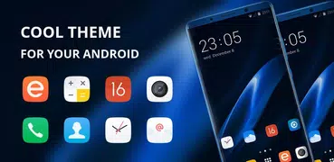 Theme for Oppo Realme 2 blue real wallpaper