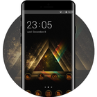 Abstract theme ac07 wallpaper triangle art আইকন