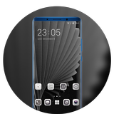 Theme for OnePlus H20S black sector wallpaper icono