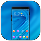 Icona Theme for Elephone A4 Pro blue bright wallpaper