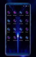 Cool waves theme | Wallpaper for Vivo z3i ภาพหน้าจอ 1