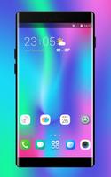 Theme for Vivo V9 X21 colorful art design change poster