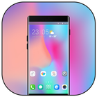 Theme for Vivo V9 X21 colorful simple wallpaper icône