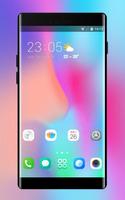 Theme for Vivo V9 X21 colorful simple wallpaper poster