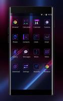 Theme for Xperia Xz3 neon light ảnh chụp màn hình 1