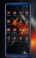 Theme for damage war black wallpaper ภาพหน้าจอ 1