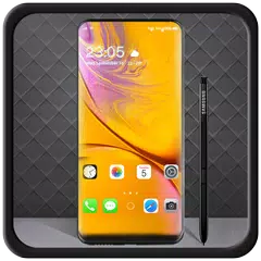 download Theme for  IPhone XS MAX yellow shining concept APK