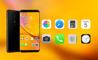 Phone XS Theme for yellow shining screenshot 3
