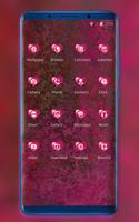 Abstract love red Theme for Nokia X6 wallpaper تصوير الشاشة 1