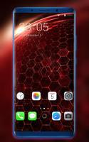 Theme for Mi Redmi Phone xs max abstract tech poster