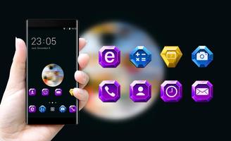 Abstract theme va61 triangle in circle dark 截图 3