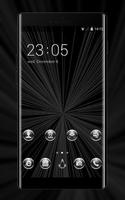 Abstract theme wallpaper action lines Affiche