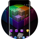 Abstract theme colorful cubes wallpaper APK