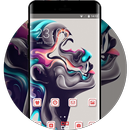 Abstract theme face paint profile wallpaper APK