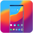Theme for Elephone A4 Pro Abstract wave wallpaper آئیکن