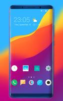 Theme for Elephone A4 Pro Abstract wave wallpaper الملصق