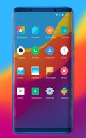 Theme for Elephone A4 Pro Abstract wave wallpaper اسکرین شاٹ 1