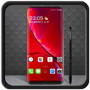 Theme for  IPhone XS/XR  Red IOS abstract concept APK