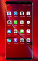 Theme for  IPhone XS/XR  Red IOS abstract concept screenshot 1