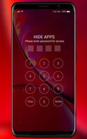 2 Schermata Theme for  IPhone XS/XR  Red IOS abstract concept
