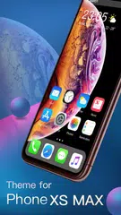 Скачать Theme for IPhone XS IOS12 planet concept machine APK