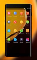 Theme for Elephone A4 Pro yellow smooth wallpaper capture d'écran 1