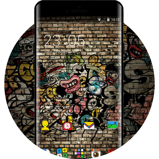 Street Graffiti Skull Theme Free Zombie Wallpaper