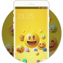 Happy Smile Free Theme design for Emoji Wallpaper APK