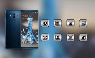 Theme for presents paris tower model wallpaper screenshot 3