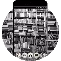 Black and White Abstract Theme: Book APK download