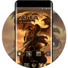 Theme for beast dragon warrior wallpaper icon