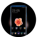 Theme for beautiful champagne rose wallpaper APK
