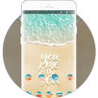 Summer Beach Live Wallpaper for  Samsung Galaxy icône