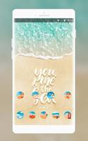 Summer Beach Live Wallpaper for  Samsung Galaxy Affiche